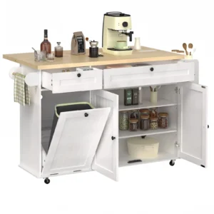 60" Mobile Kitchen Island