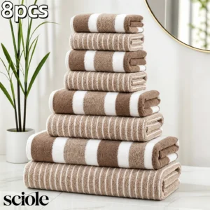 8-Piece Ultra Absorbent Towel Set,