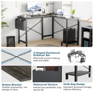 Gaming Corner 50 Inch Office Wooden Table e